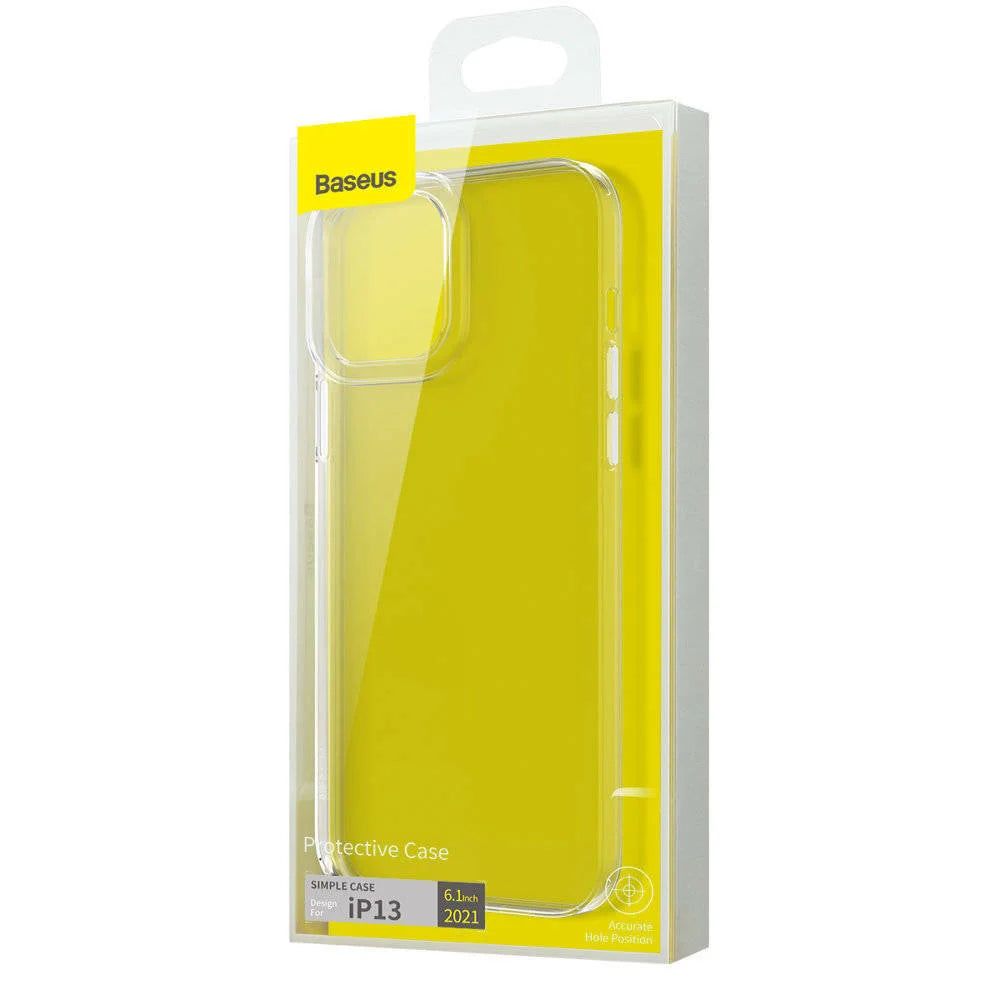 Ümbris Baseus Simple Case iPhone 13 (läbipaistev)