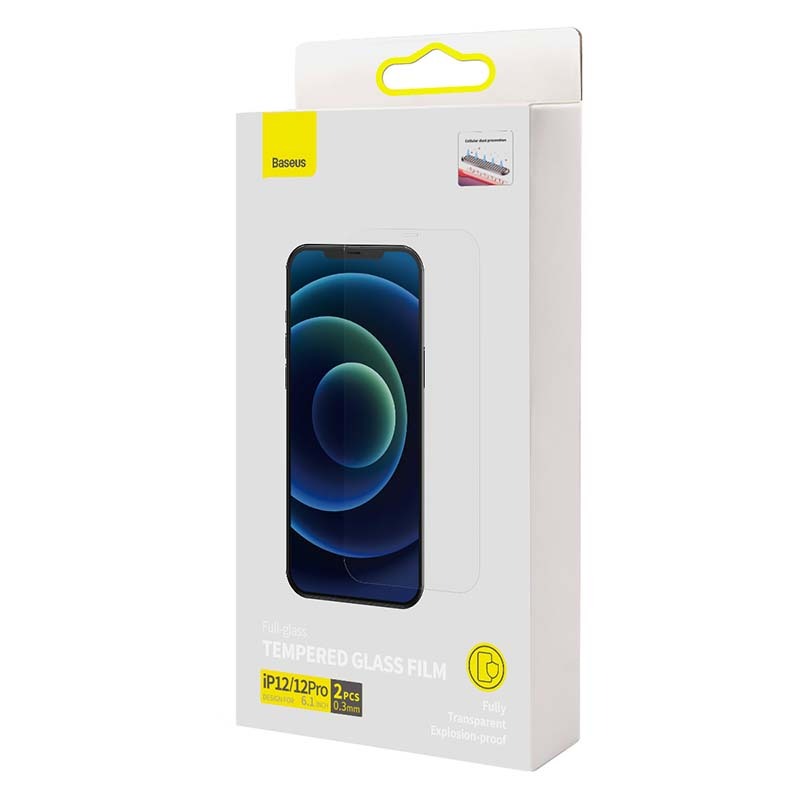 Kaitseklaas Baseus 0.3mm Tempered Glass Film iPhone 12 Pro Max (läbipaistev)