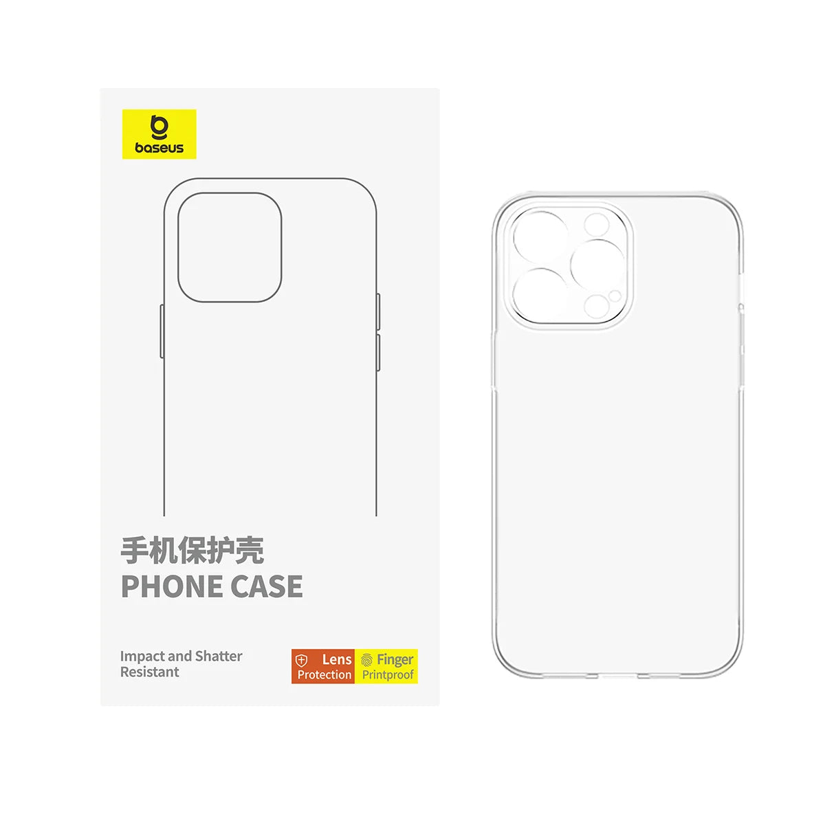 Ümbris Baseus Simple 2 Protective Case iPhone X/ XS/ 11 Pro (läbipaistev)