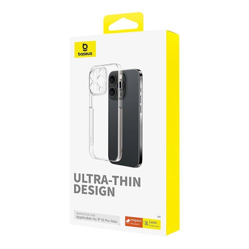Ümbris Baseus Ultra-thin Case iPhone 15 (läbipaistev)