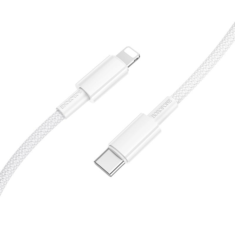 Juhe BOROFONE BX117 - Type-C to Lightning (1m / valge)