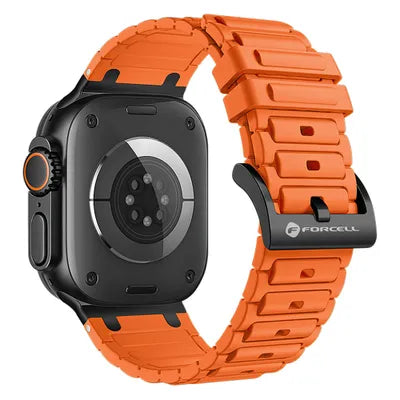 Kellarihm Forcell F-Design FA06 Apple Watch 42 / 44 / 45 / 49 mm (oranž)