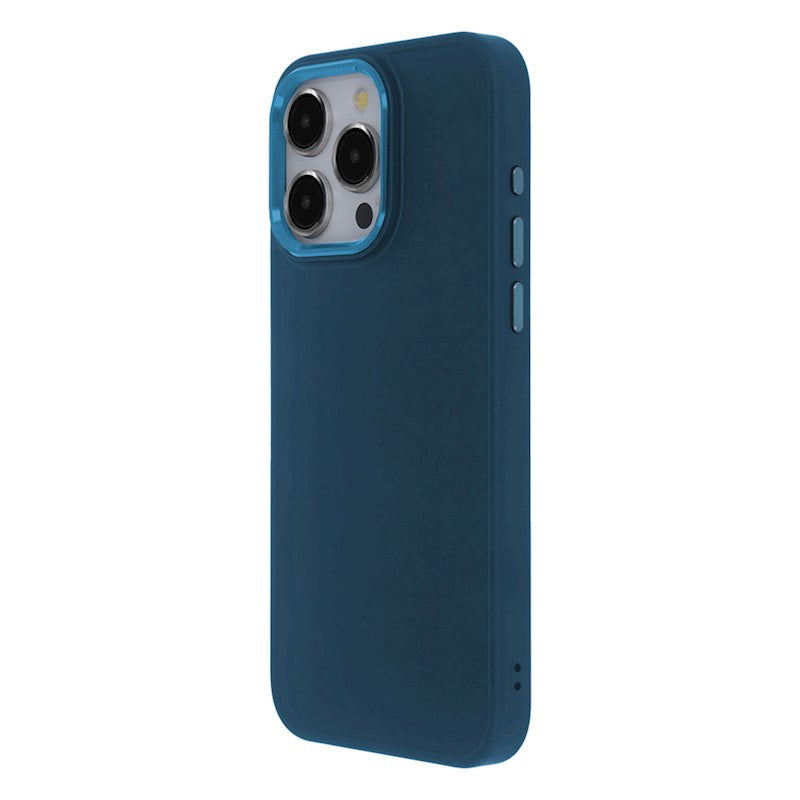 Silikoon Satin Case Samsung Galaxy A34 5G (tumesinine)