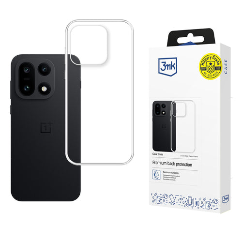 Silikoon 3MK Clear Case OnePlus 15 (läbipaistev)