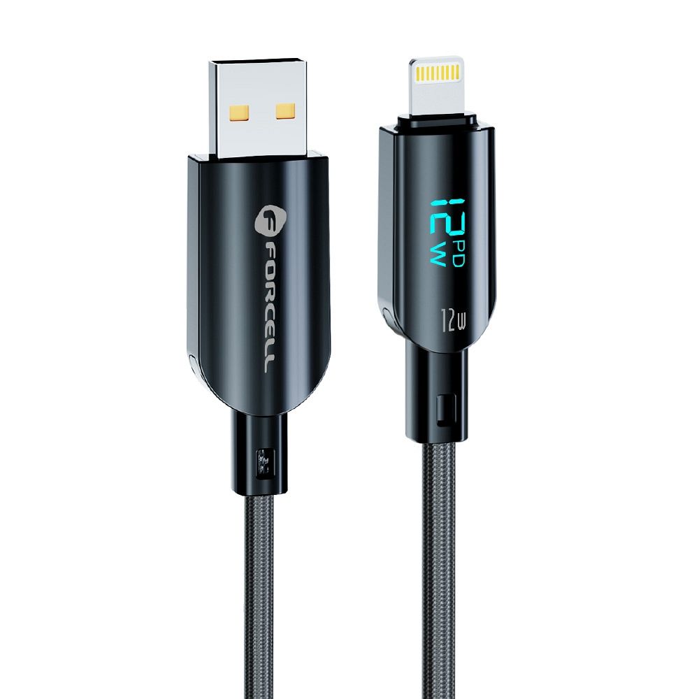 Juhe Forcell F-Energy 2,4A 12W Digital USB-A to Lightning 1,2m (must)