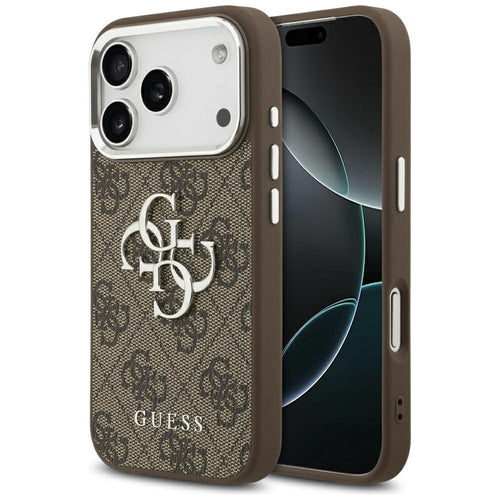 Guess MagSafe Ümbris 4G Big Classic Logo iPhone 17 Pro (pruun)