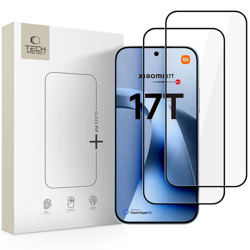 Kaitseklaas Tech-Protect Glass Fit+ Xiaomi 17T (must)