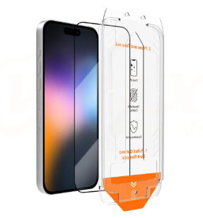Kaitseklaas aplikaatoriga Apple iPhone 17 Pro / 17 / 16 Pro (must)