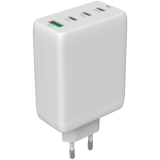 Adapter-kiirlaadija CCU100ACC GaN100W 3xPD 1xQC (valge)