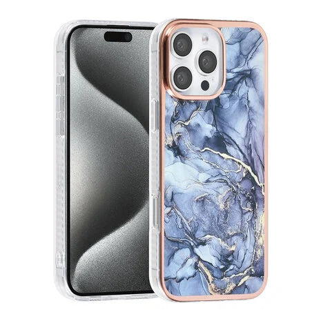 Ümbris TUNIQ Marble iPhone 16 Pro Max (sinine)