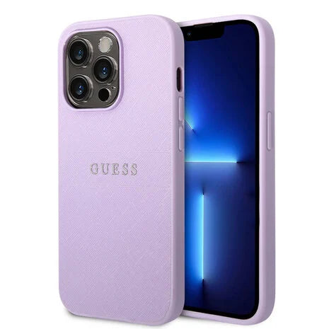 Ümbris Guess Saffiano iPhone 14 Pro Max (lilla)