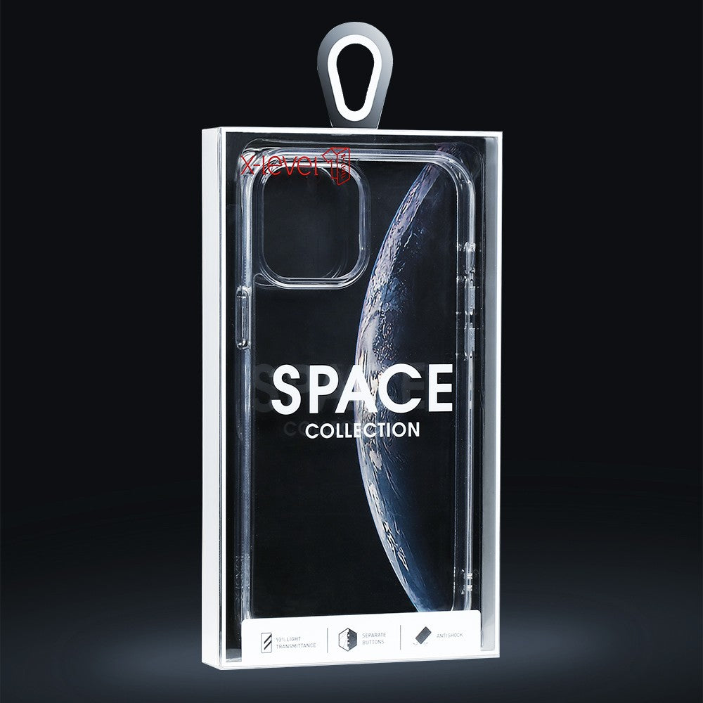 Silikoon X-Level Space II iPhone 14 (läbipaistev)