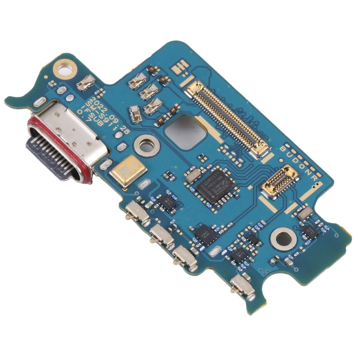 Varuosa Samsung Galaxy S23 laadimisliides mikrofooniga ja sim pesaga (service pack)