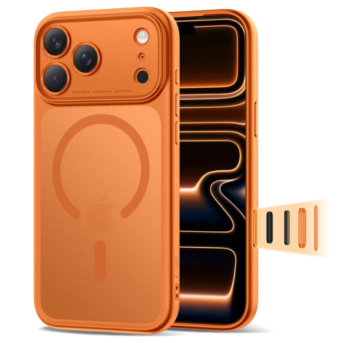 Ümbris Tech-Protect Magpeak MagSafe Matte iPhone 17 Pro Max (oranz)