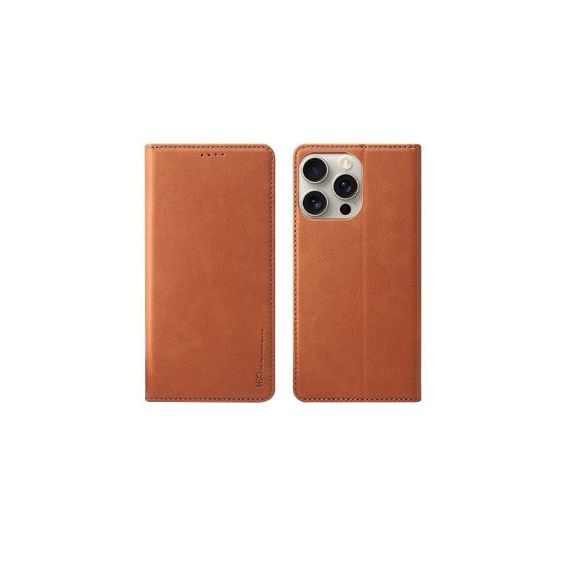 Ümbris kaanega HDD Magnetic Wallet Samsung S21 5G (pruun)