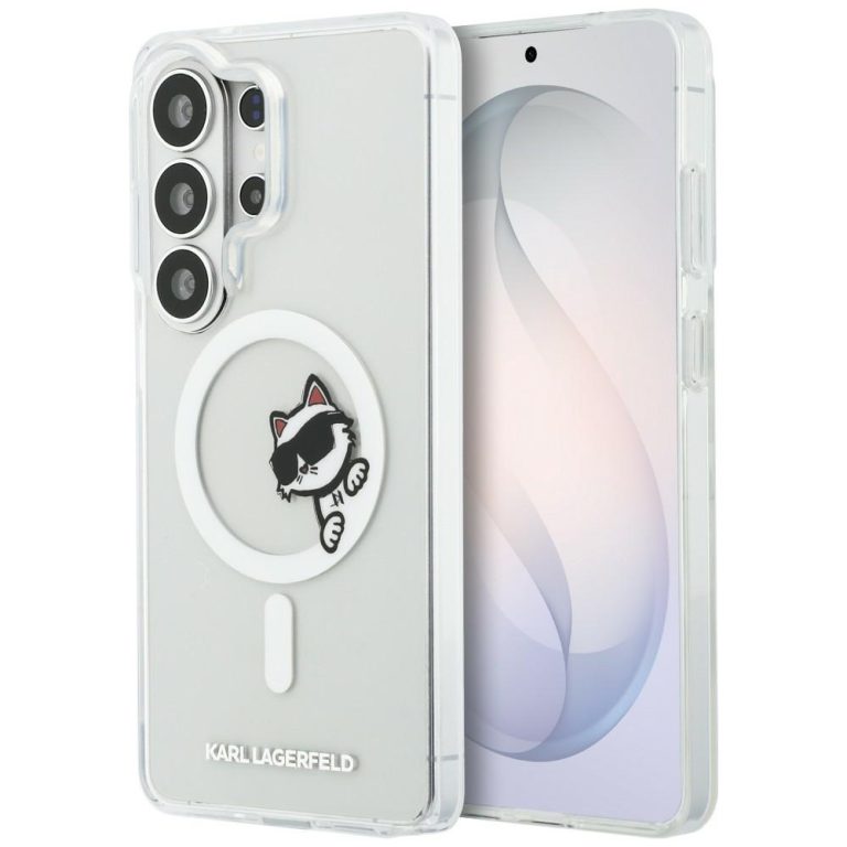 Ümbris Karl Lagerfeld IML Choupette Peekaboo Logo Magsafe Samsung S26 Ultra (läbipaistev)