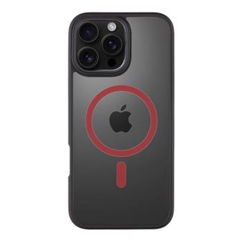 Ümbris Superstealth MagSafe iPhone 16 Pro Max (must/punane)