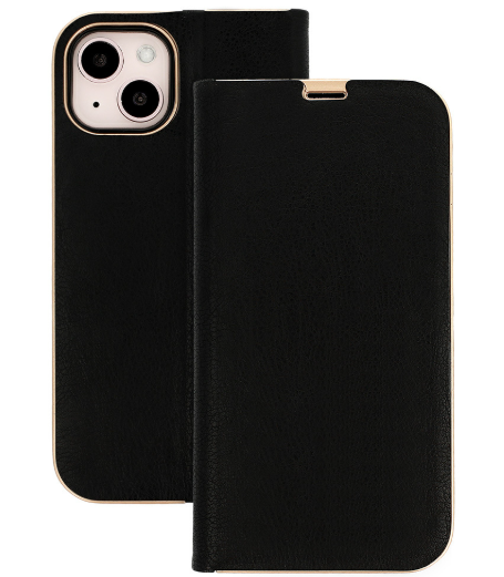 Ümbris kaanega Book Case with frame iPhone 13 mini (must)