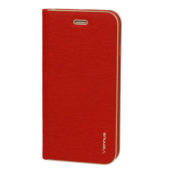 Ümbris kaanega Vennus Book iPhone 13 mini (punane)