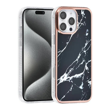 Ümbris TUNIQ Marble iPhone 16 Pro Max (must)
