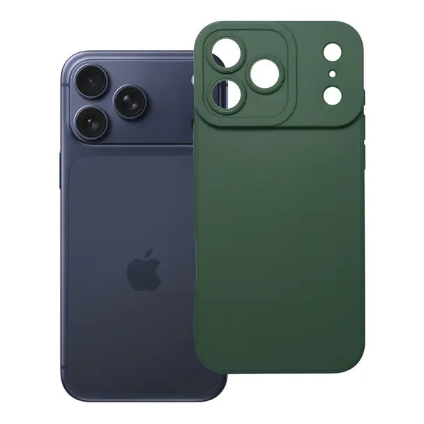 Ümbris iPhone 17 Pro Max / 18 Pro Max jaoks (madal kaameraäär) Matt 2.0 (tumeroheline)