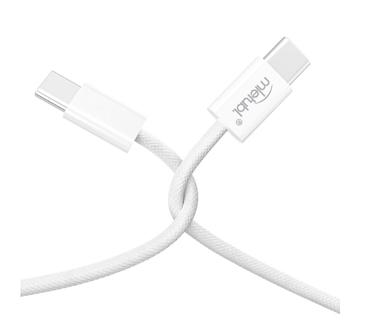 USB juhe Mletubl MTB-DCTTPD07 Type-C to Type-C 60W (valge)