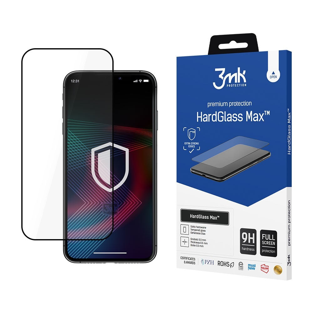 Kaitseklaas 3MK Hard Glass Max Samsung S23 Plus 5G (must)