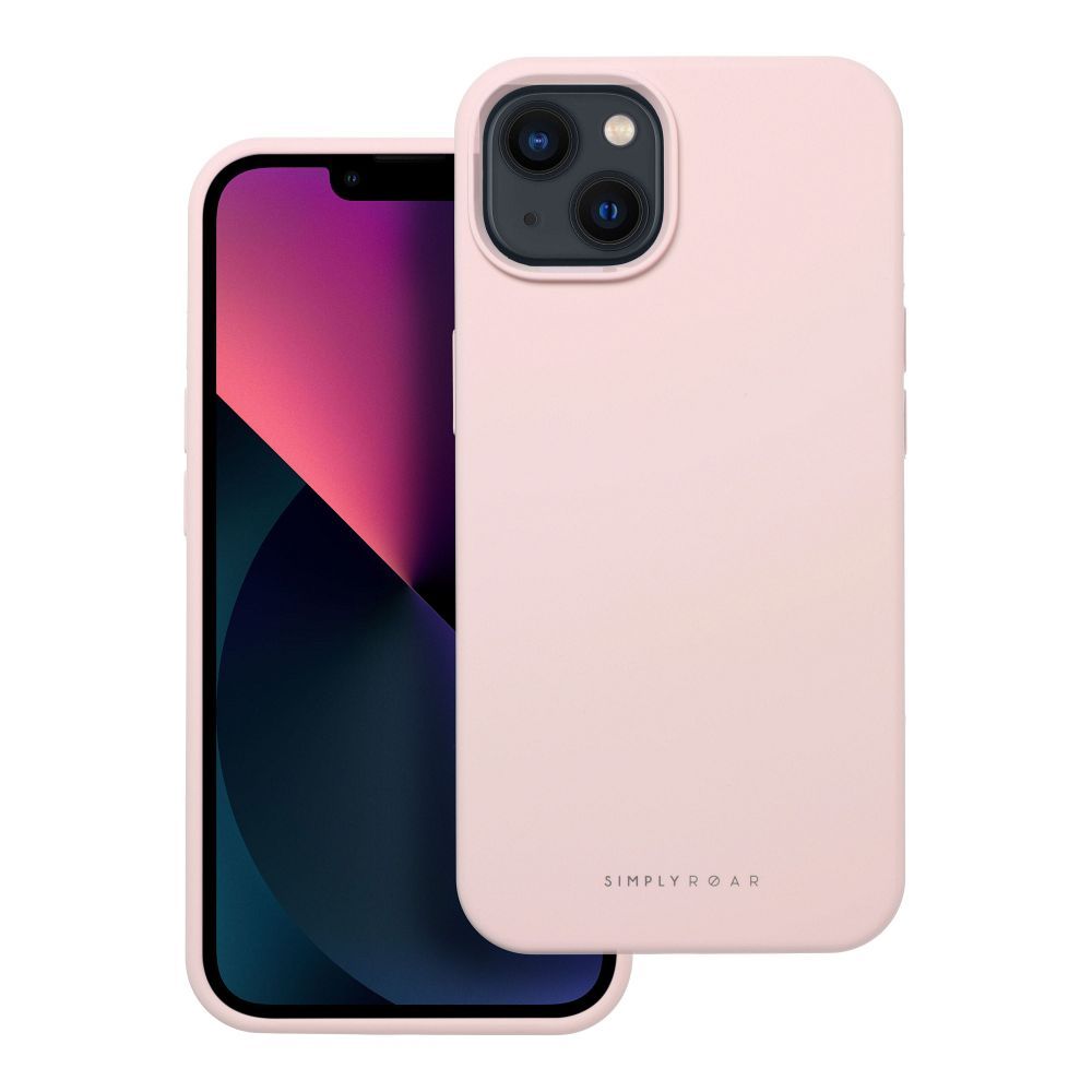 Silikoon Roar Cloud Skin iPhone 13/ 14 (heleroosa)