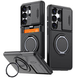 Ümbris Magnetic 360° Metal Ring Camera Cover Samsung Galaxy S26 Ultra (must)