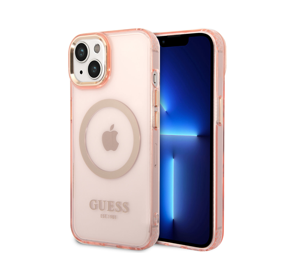Ümbris Guess GUHMP14SHTCMP MagSafe iPhone 14 (roosa)