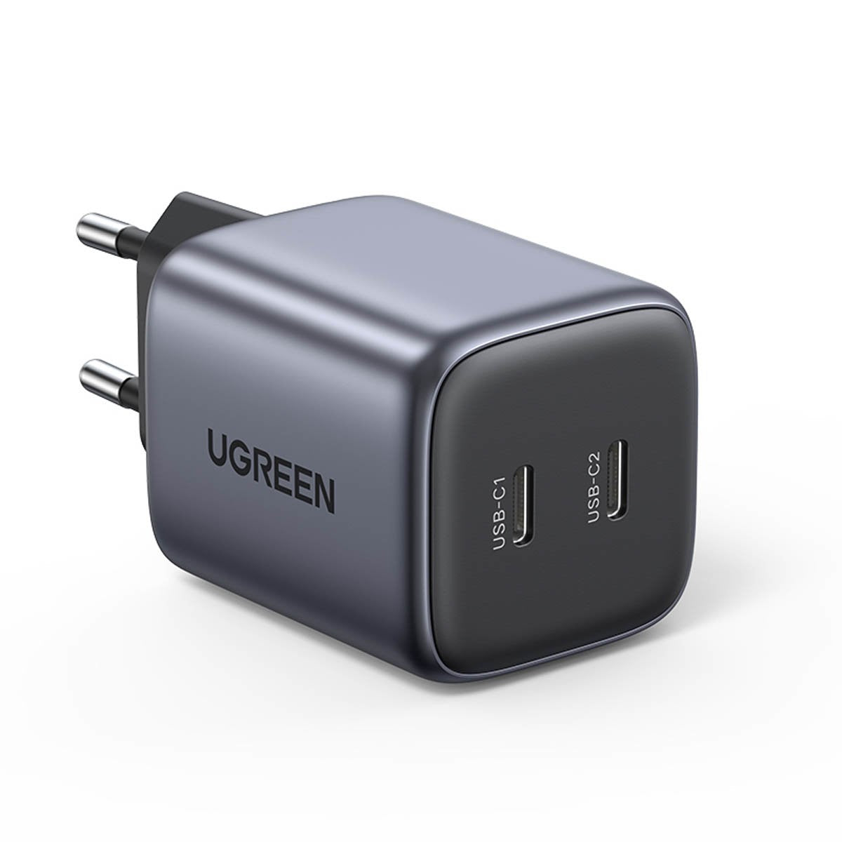 USB Adapter Ugreen CD294 Nexode GaN 2x USB-C, 45W (must)