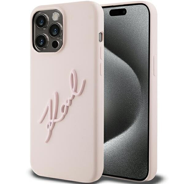 Karl Lagerfeld Ümbris KLHCP15SSKSBMCP iPhone 15 (roosa)