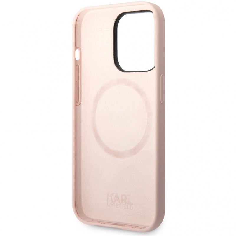 Karl Lagerfeld MagSafe Ümbris KLHMP14XSLKHLP Iphone 14 Pro Max (roosa)