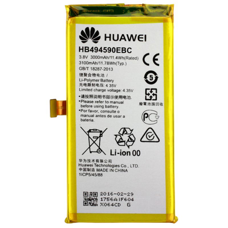 Aku Huawei Honor 7 HB494590EBC Originaal