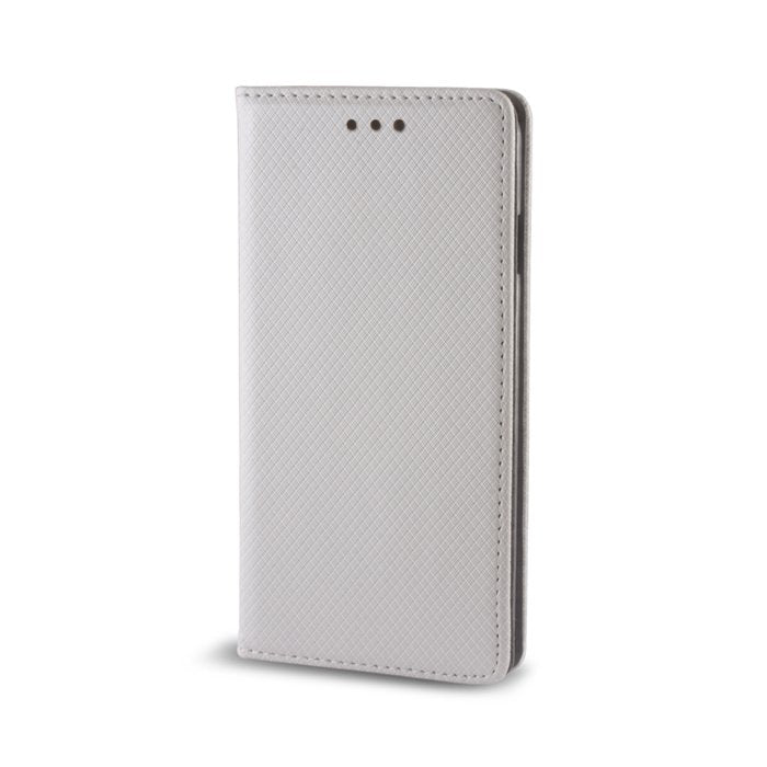 Ümbris kaanega Flexy Magnet Xperia E5 (hõbe)