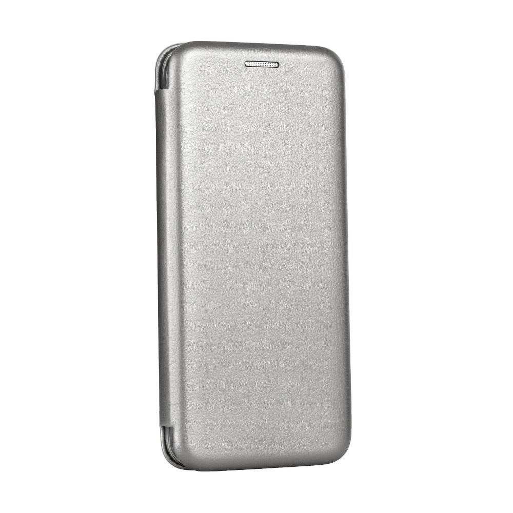 Ümbris kaanega Forcell Elegance Iphone XS Max (hõbe)