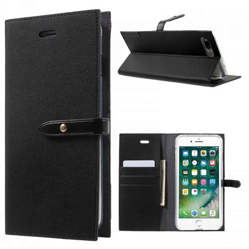 Ümbris kaanega Hanman Romance Diary Samsung G955/Galaxy S8 Plus (must)