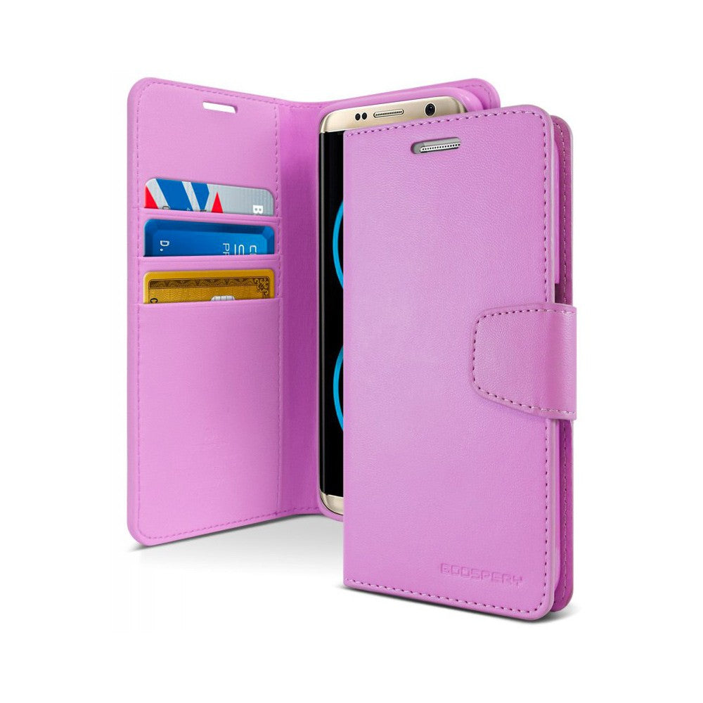 Ümbris kaanega Mercury Sonata Samsung G9350/ Galaxy S7 Edge (lilla)