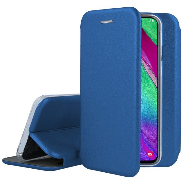 Ümbris kaanega Smart Diva Samsung A405/ Galaxy A40 (sinine)