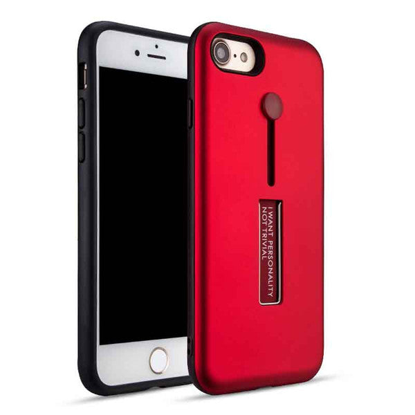 Finger Ring Ümbris Iphone X/ Iphone XS (punane)