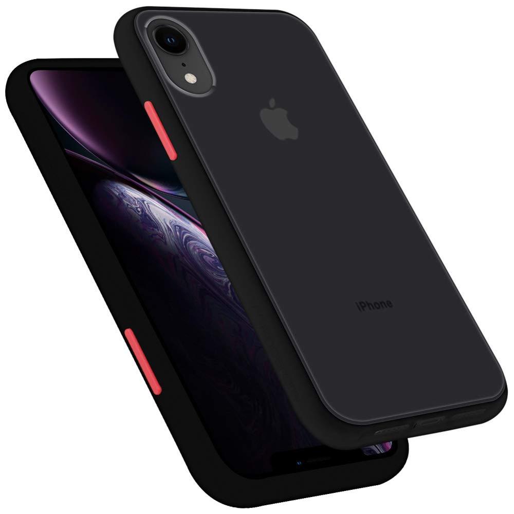 Bumper Ümbris "Peach Garden" Iphone 11 (must/punane)