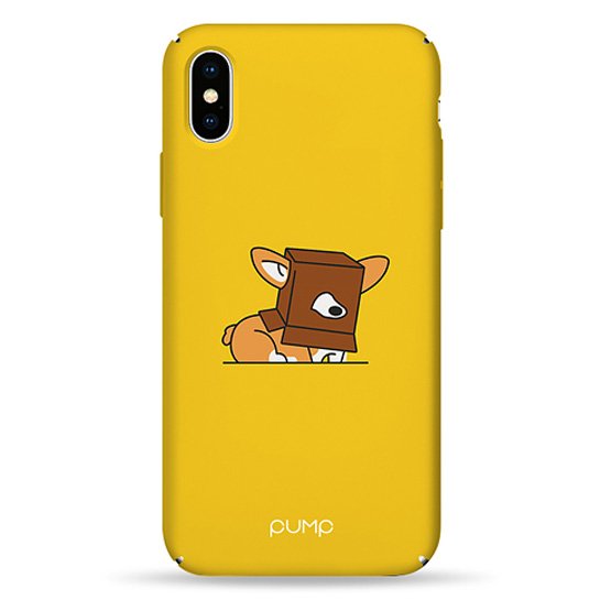 Plastik Pump Iphone X/ Iphone XS (corgi)
