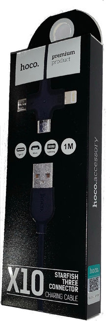 USB juhe Hoco 2 in 1 micro usb+lightning