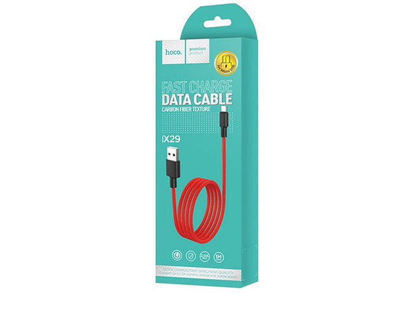 USB juhe Hoco X29 Micro USB (1m/ punane)