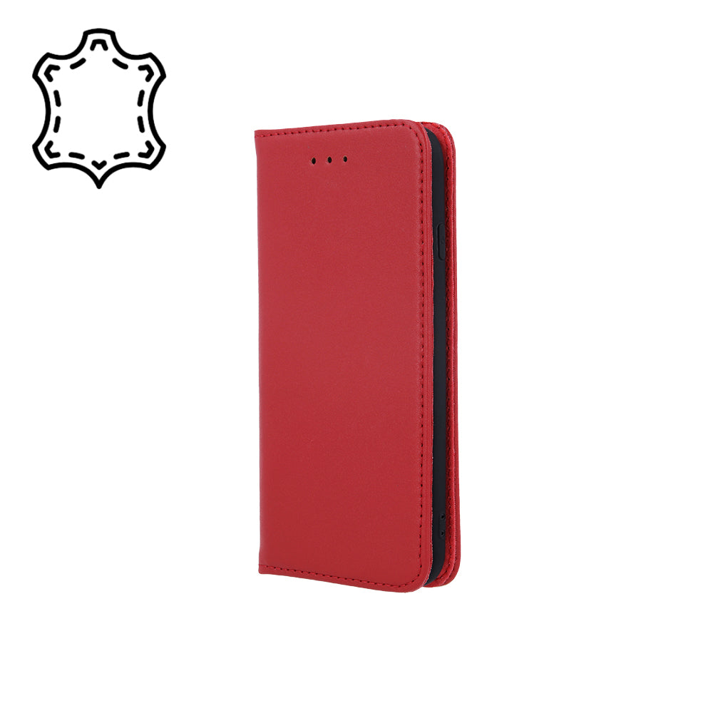 Ümbris kaanega Genuine Leather Smart Pro Samsung A217/ Galaxy A21s (punane)