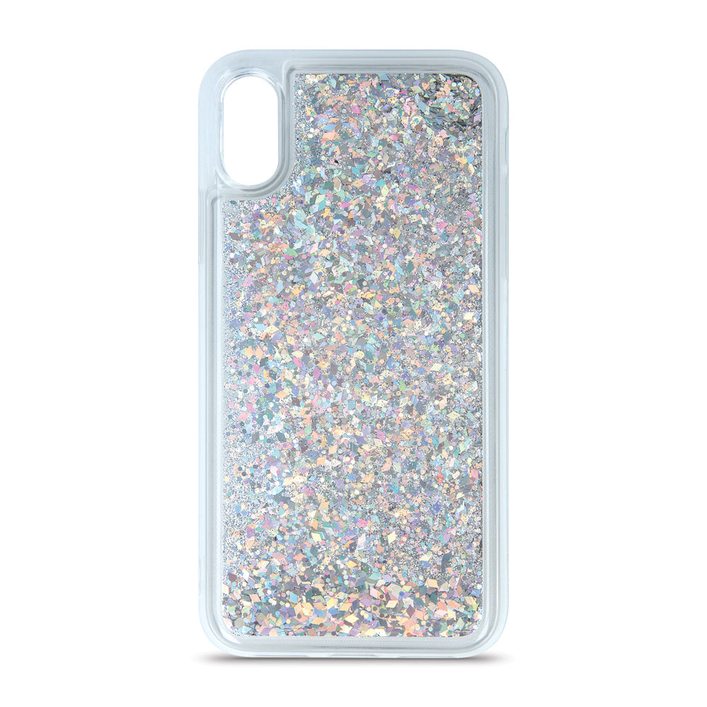 Silikoon Liquid Sparkle Sony Xperia 1/ Xperia XZ4 (hõbe)