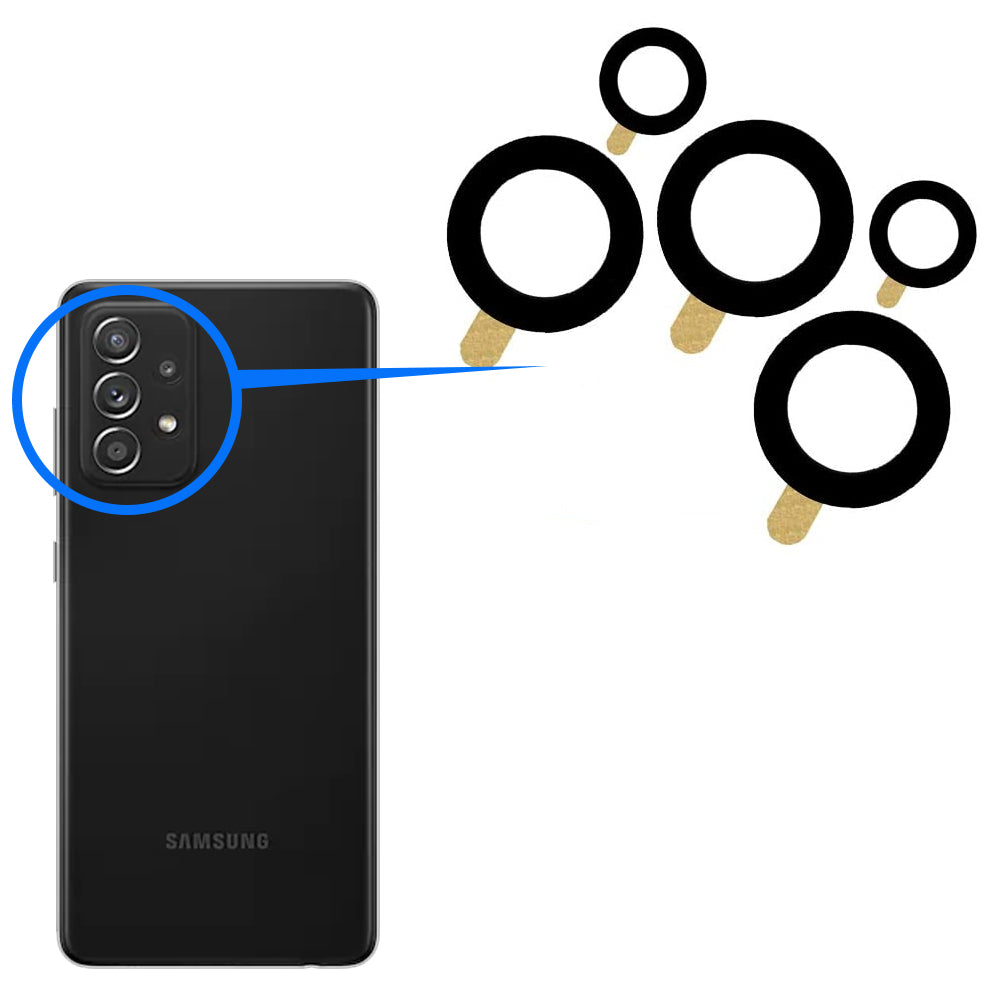Varuosa Samsung A52/A525 kaamera klaasid 5tk (originaal)