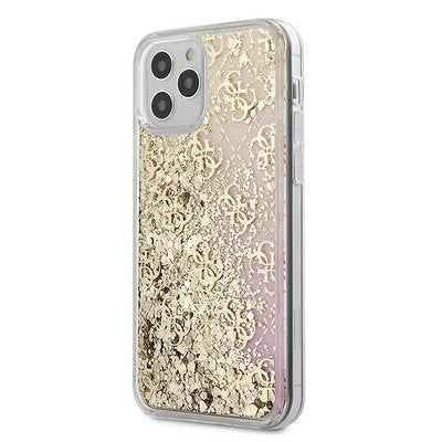 Guess Ümbris GUHCP12LLG4GGPIGO Iphone 12 Pro Max (roosa/kuldne glitter)