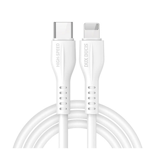 USB juhe Dux Ducis lightning - Type-C (1m/ valge)