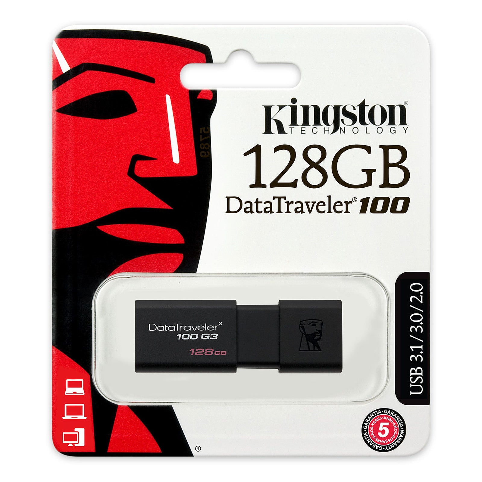 Mälupulk Kingston Datatraveler 128 GB